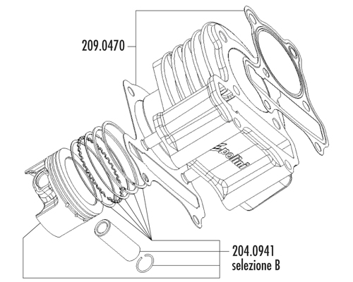 KIT LML STAR DELUXE 150 CARB. 4T