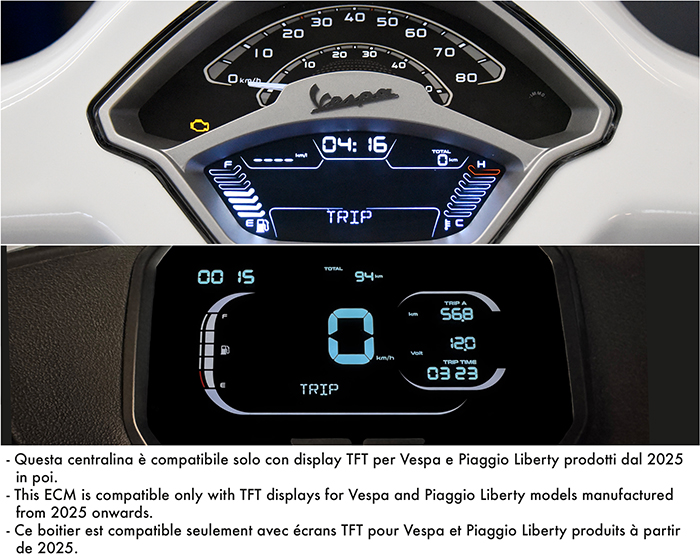 ECM PIAGGIO/VESPA 50 E5 DEPUIS 2025
