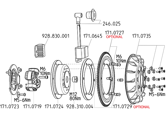 ENCEND.VESPA 50 PK+APE-3 CABLES FOR RACE