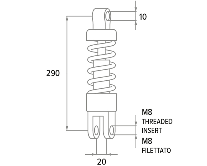 REAR SHOCK ABSORBER PHANTOM F12