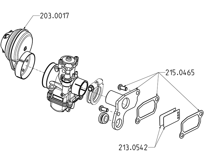 FUEL SYSTEM D.21 PIAGGIO VESPINO